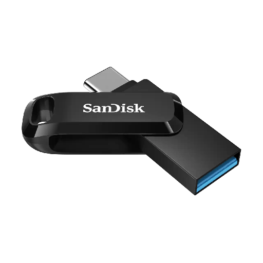Sandisk Ultra Dual Drive Go 64GB USB 3.1 Stick με σύνδεση USB-C & USB-A Μαύρο