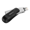 Sandisk iXpand 128GB USB 3.0 Stick με σύνδεση Lightning & USB-A Μαύρο