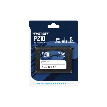 PATRIOT P210, 256GB 2.5"/SATA3 500/400MBs 50K/30K