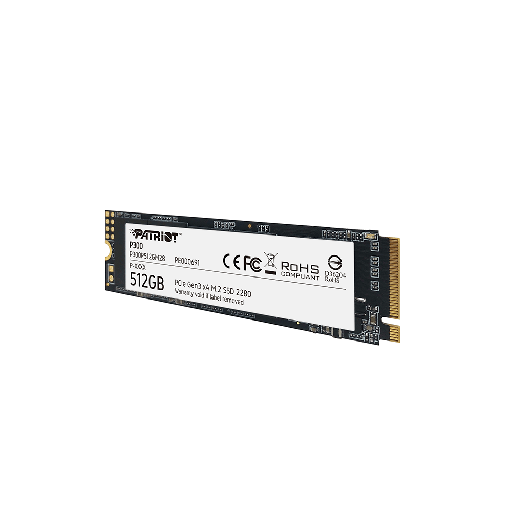 PATRIOT P300, 512GB M2/2280 PCIe3x4/NVMe 1700/1200MBs PATRIOT P300, 512GB M2/2280 PCIe3x4/NVMe 1700/1200MBs