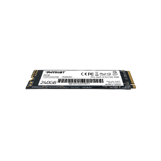 PATRIOT P310, 240GB M2/2280 PCIe3x4/NVMe 2100/1000MBs PATRIOT P310, 240GB M2/2280 PCIe3x4/NVMe 2100/1000MBs