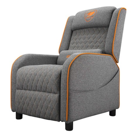 COUGAR Ranger One Gaming armchair Upholstered padded seat Grey, Orange